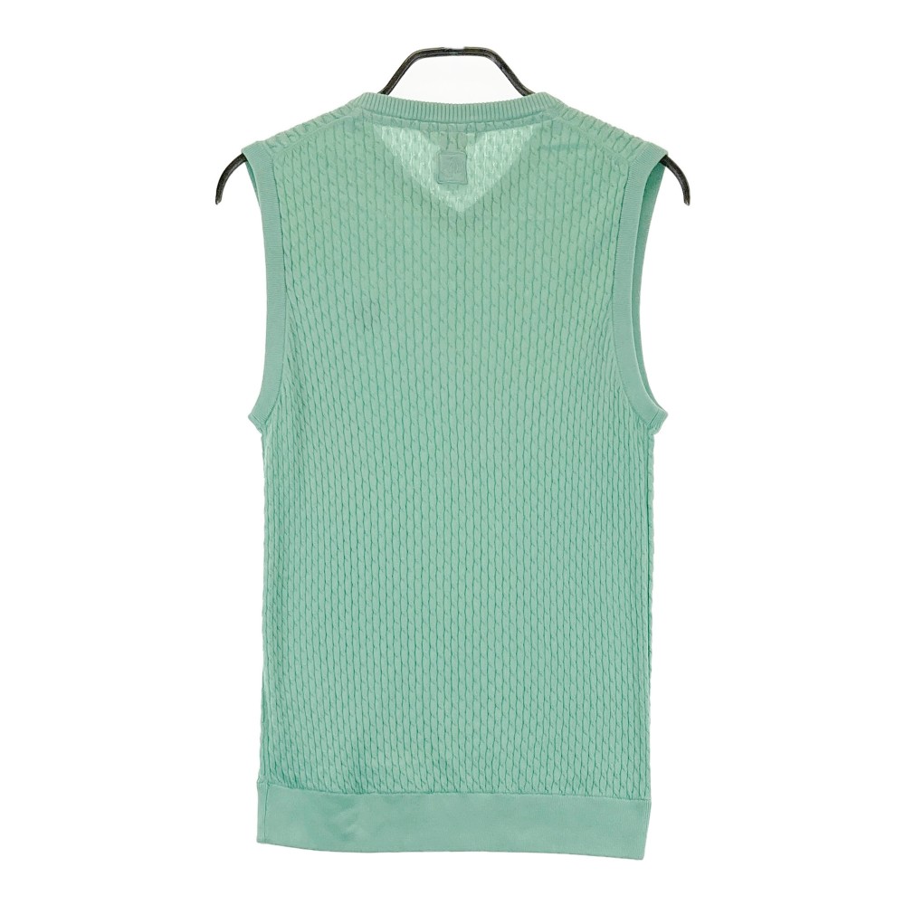 ZOY ゾーイ ニットベスト グリーン系 1 【中古】ゴルフウェア メンズ