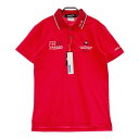 LE COQ GOLF ルコックゴルフ 半袖ポロシャツ レッド系 M 【中古】ゴルフウェア メンズ(4)