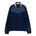 MUNSING WEAR マンシングウェア ハーフジップ スウェットトレーナー ネイビー系 M 【中古】ゴルフウェア メンズ