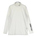 CALLAWAY キャロウェイ モックネック 長袖Tシャツ プリント ホワイト系 L 【中古】ゴルフウェア メンズ