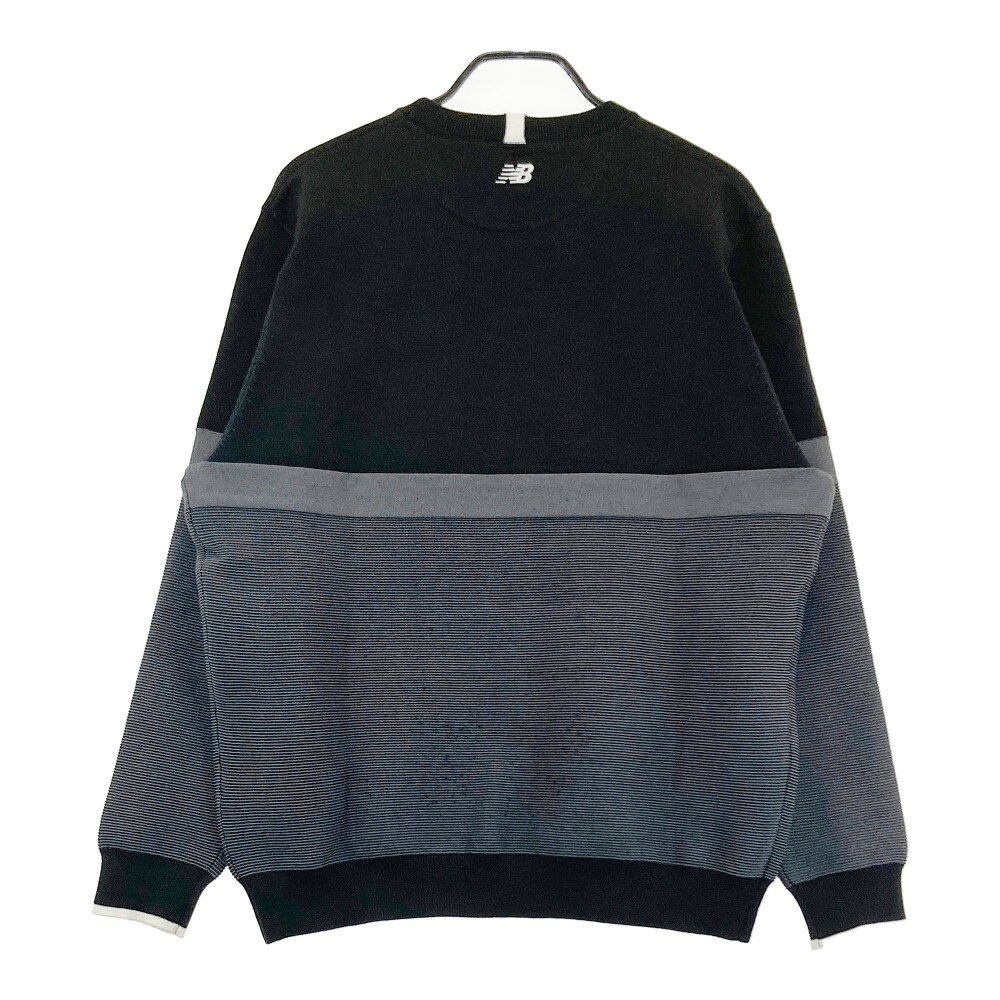 NEW BALANCE GOLF ニューバランス 2023年モデル ニットセーター ブラック系 7 【中古】ゴルフウェア メンズ
