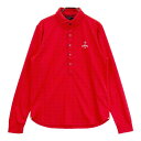 CALLAWAY キャロウェイ 長袖ポロシャツ レッド系 M 【中古】ゴルフウェア メンズ