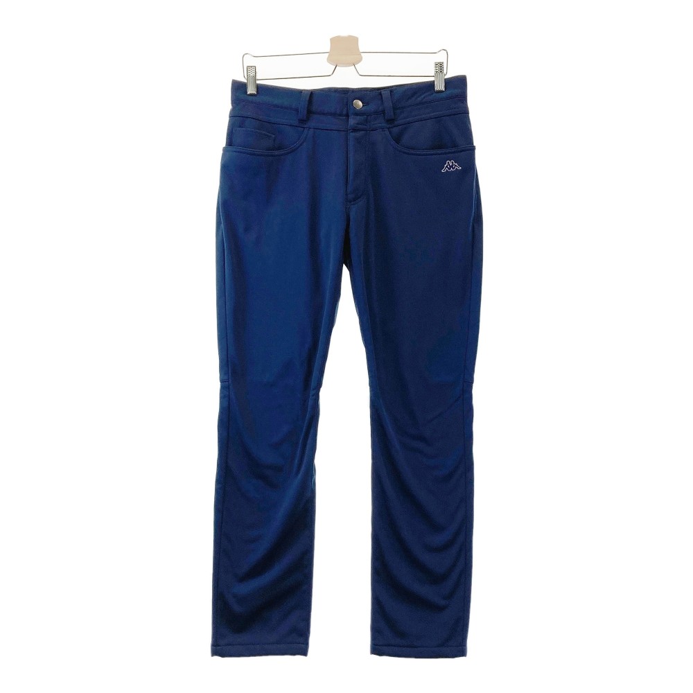 KAPPA GOLF カッパゴルフ ; 裏起毛パンツ ネイビー系 L 【中古】ゴルフウェア メンズ