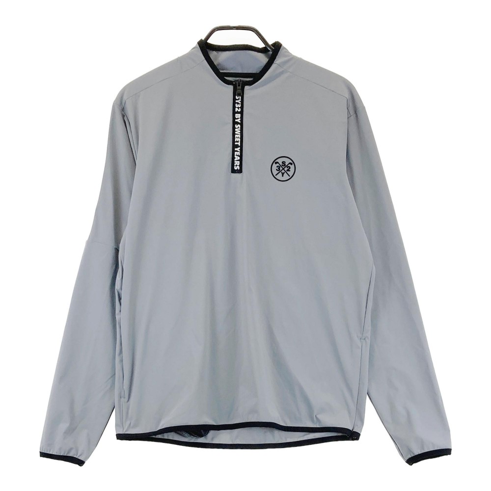 SY32 BY SWEET YEARS GOLF エスワイサーティトゥ ハーフジップ ブルゾン グレー系 M 【中古】ゴルフウェア メンズ