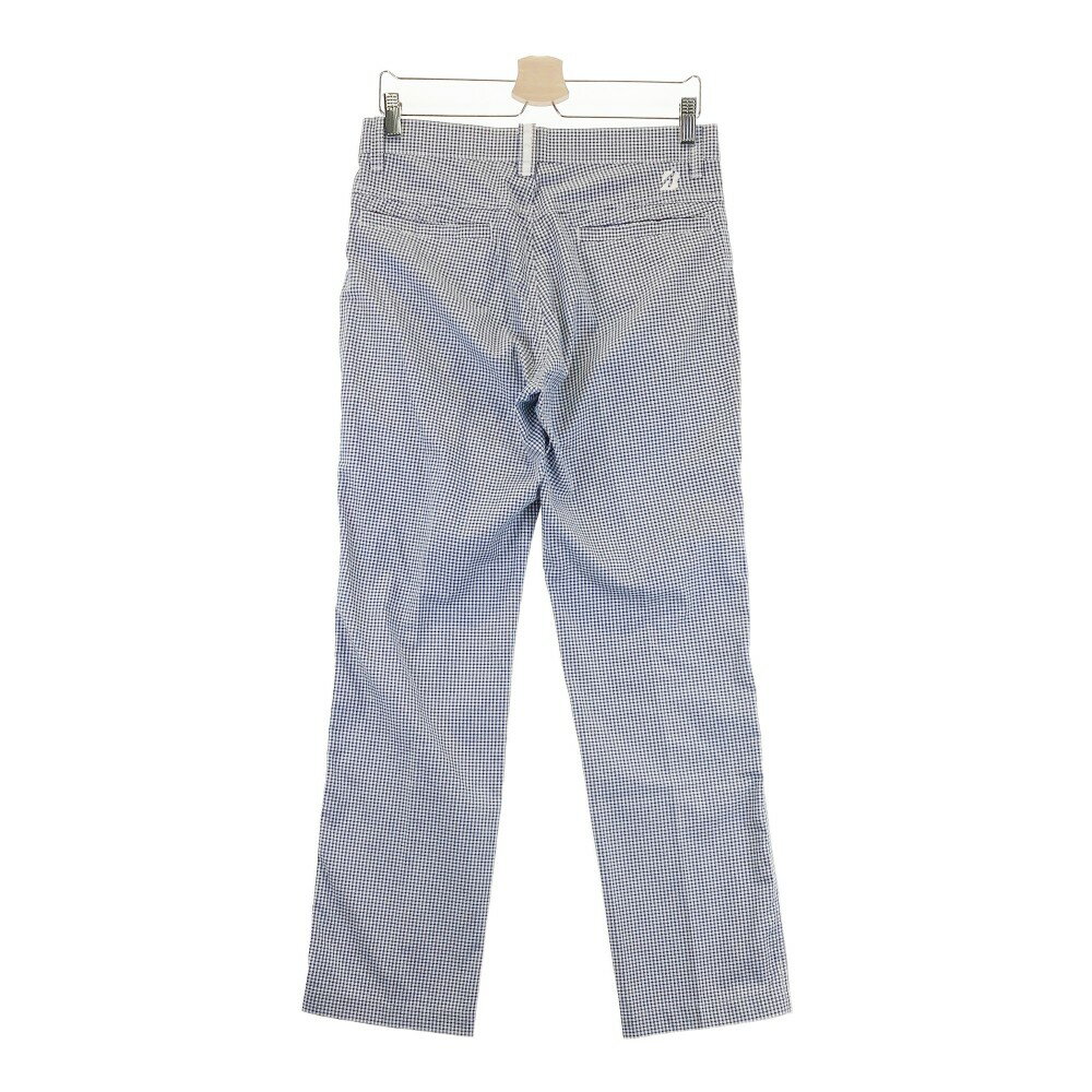 BRIDGESTONE GOLF ブリヂストンゴルフ ストレッチ パンツ チェック柄 ブルー系 79 【中古】ゴルフウェア メンズ