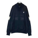 PEARLY GATES パーリーゲイツ ニットジップジャケット ネイビー系 4 【中古】ゴルフウェア メンズ
