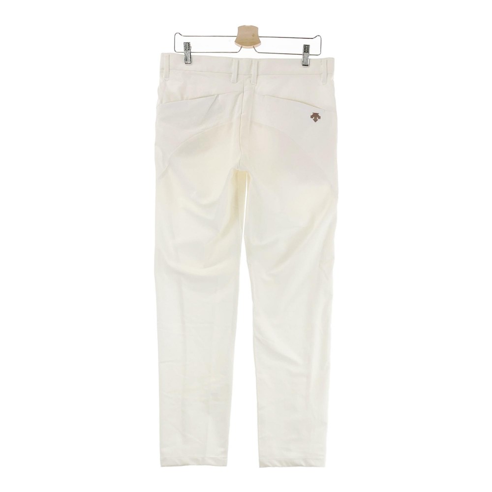 DESCENTE GOLF デサントゴルフ ストレッチパンツ ホワイト系 O 【中古】ゴルフウェア メンズ