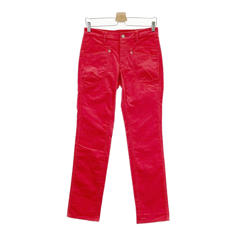 JACK BUNNY ジャックバニー ストレッチパンツ レッド系 3 【中古】ゴルフウェア メンズ