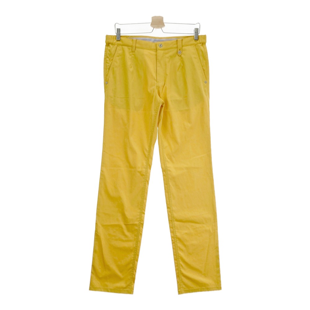 ADABAT アダバット ロングパンツ イエロー系 46 【中古】ゴルフウェア メンズ