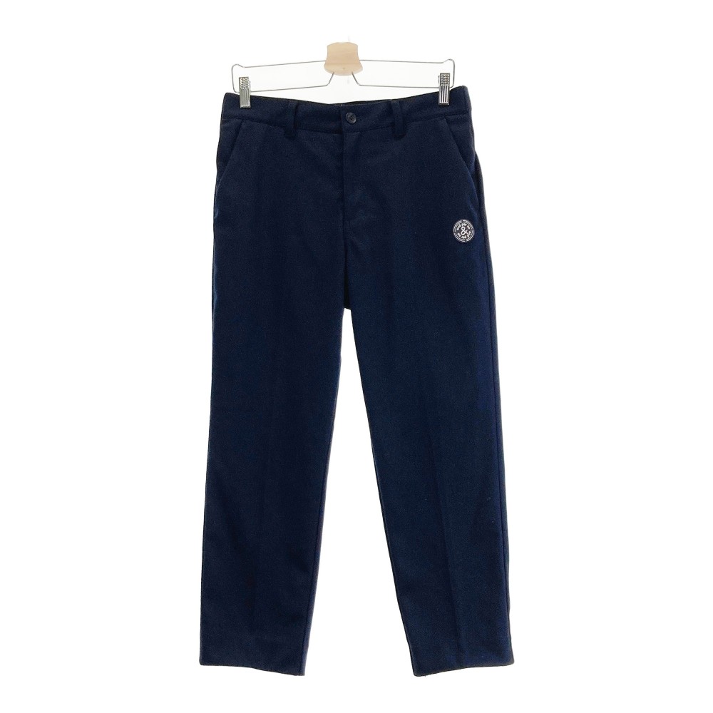 AND PER SE アンパスィ 2024年モデル 裏地付起毛 ロングパンツ ネイビー系 L 【中古】ゴルフウェア メンズ