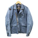 KUSHITANI クシタニ K-2317 スワンクジャケット ブルー系 L 【中古】バイクウェア メンズ