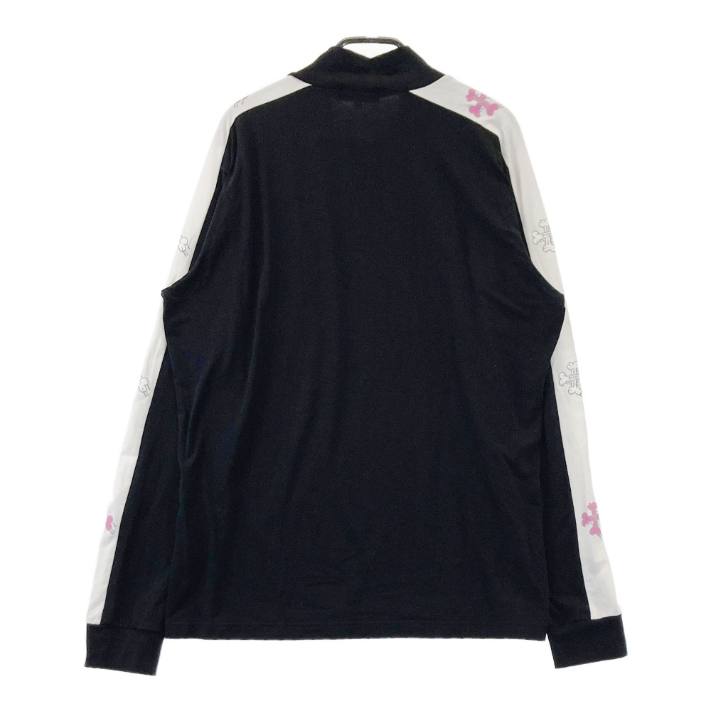 DANCE WITH DRAGON ダンスウィズドラゴン ハイネック 長袖Tシャツ ブラック系 3 【中古】ゴルフウェア メンズ