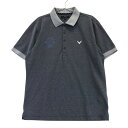 CALLAWAY キャロウェイ 半袖ポロシャツ ネイビー系 3L 【中古】ゴルフウェア メンズ