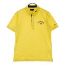 CALLAWAY キャロウェイ 半袖ポロシャツ イエロー系 L 【中古】ゴルフウェア メンズ