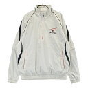 TOUR STAGE ツアーステージ 2WAY蓄熱ハーフジップ長袖ブルゾン ホワイト系 M 【中古】ゴルフウェア メンズ