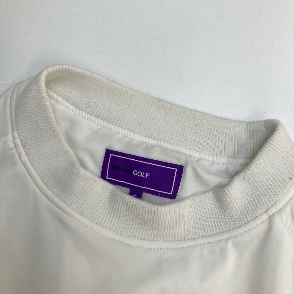 BEAMS GOLF ビームスゴルフ 長袖ブルゾン ジャケット ホワイト系 S 【中古】ゴルフ...