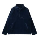 BRIEFING GOLF ブリーフィング 2024年 ボア ハーフジップ ネイビー系 M 【中古】ゴルフウェア メンズ