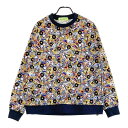 VIVA HEART ビバハート クルーネックブルゾン 総柄 オレンジ系 50 【中古】ゴルフウェア メンズ