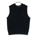 UNDER ARMOUR アンダーアーマー MGF1551 ニットベスト ブラック系 XL 【中古】ゴルフウェア メンズ