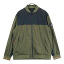 IZREEL イズリール IZR23AW006 裏メッシュ ジップジャケット カーキ系 XL 【中古】ゴルフウェア メンズ