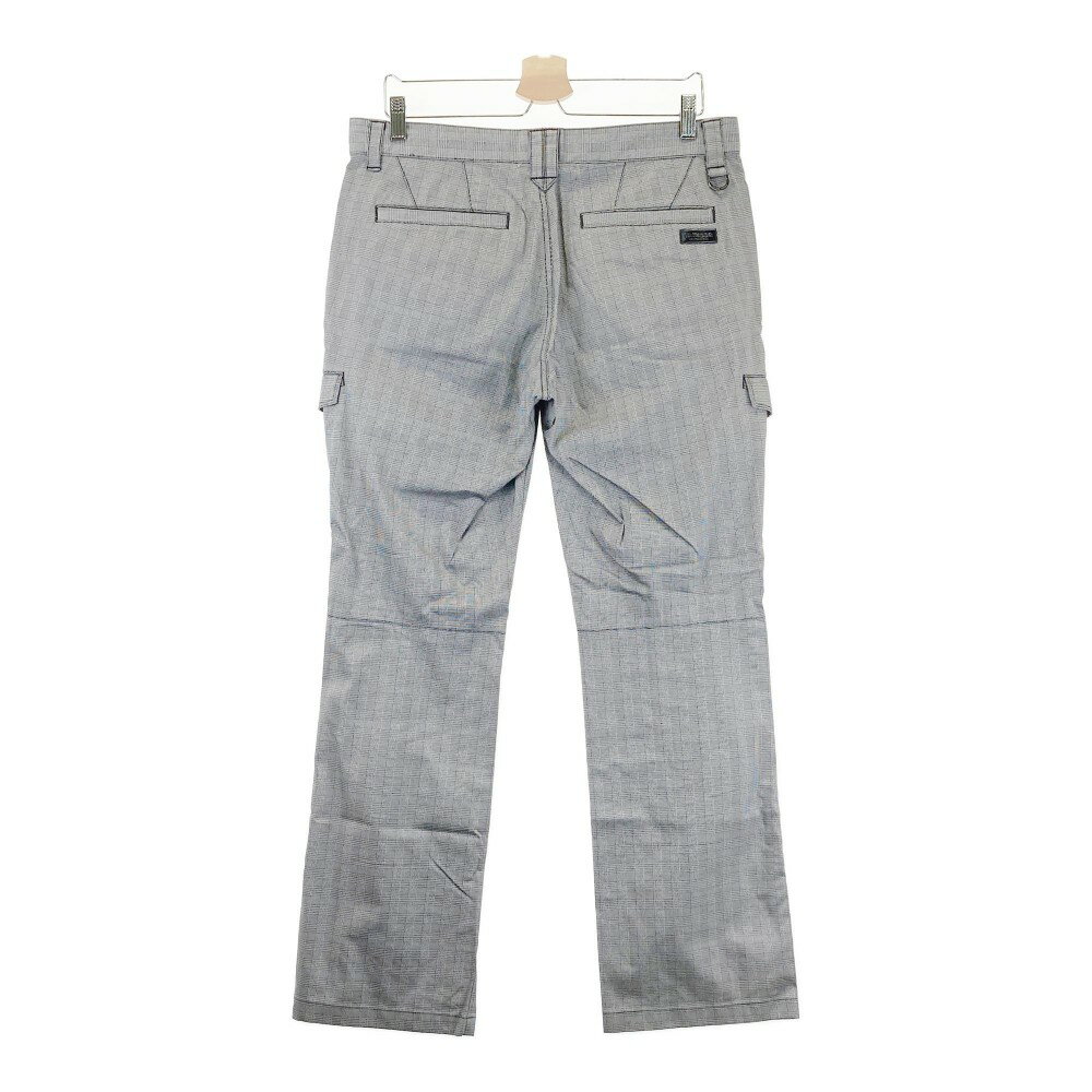 KAPPA GOLF カッパゴルフ ストレッチ カーゴパンツ 千鳥格子柄 ブラック系 85 【中古】ゴルフウェア メンズ