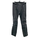 KUSHITANI クシタニ K-2594 ウインターパンツ ブラック系 LL 【中古】バイクウェア メンズ