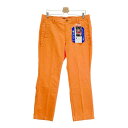 PARADISO パラディーゾ ストレッチパンツ オレンジ系 88 【中古】ゴルフウェア メンズ(4)