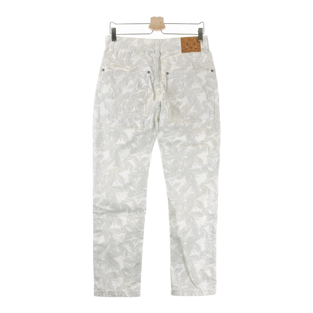 GOTCHA ガッチャ ロングパンツ 総柄 グレー系 S 【中古】ゴルフウェア メンズ