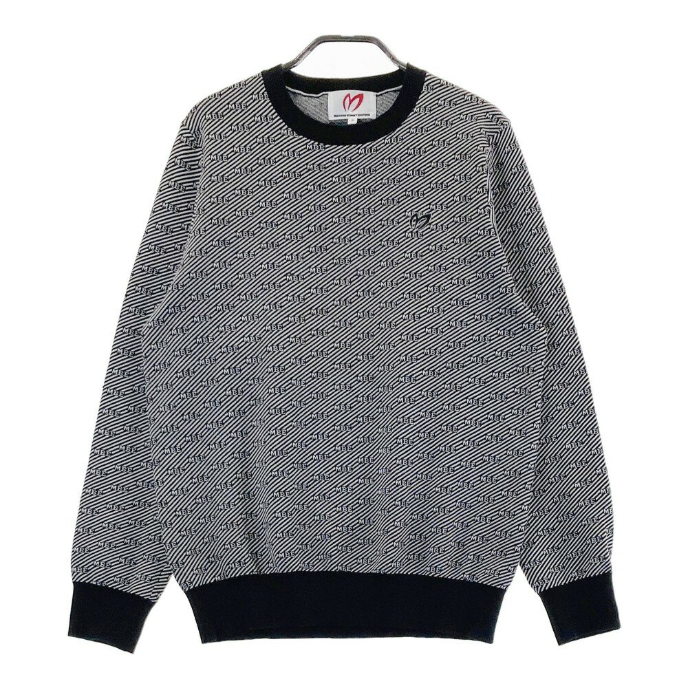 MASTER BUNNY EDITION マスターバニーエディション 長袖ニットセーター 総柄 ブラック系 4 【中古】ゴ..