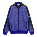 LANVIN SPORT ランバン スポール 裏起毛 切替 ジャケット パープル系 40 【中古】ゴルフウェア メンズ