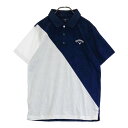 CALLAWAY キャロウェイ 半袖ポロシャツ ネイビー系 L 【中古】ゴルフウェア メンズ