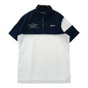 SRIXON スリクソン byDESCENTE 半袖ポロシャツ ボタンダウン ホワイト系 L 【中古】ゴルフウェア メンズ(4)