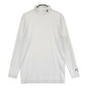 CALLAWAY キャロウェイ ハイネック長袖 Tシャツ プリント ホワイト系 M 【中古】ゴルフウェア メンズ