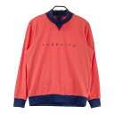 AND PER SE アンパスィ モックネック 長袖ブルゾン オレンジ系 L 【中古】ゴルフウェア メンズ