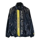 MARK&LONA マークアンドロナ フード付き 裏メッシュ ジップジャケット ブラック系 46 【中古】ゴルフウェア メンズ