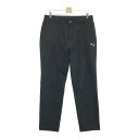 PUMA GOLF プーマゴルフ 裏起毛 ストレッチパンツ ブラック系 XXL 【中古】ゴルフウェア メンズ(4)