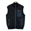 MARK&LONA マークアンドロナ ジップベスト ブラック系 48 【中古】ゴルフウェア メンズ