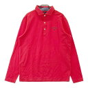 CALLAWAY キャロウェイ 長袖ポロシャツ レッド系 L 【中古】ゴルフウェア メンズ