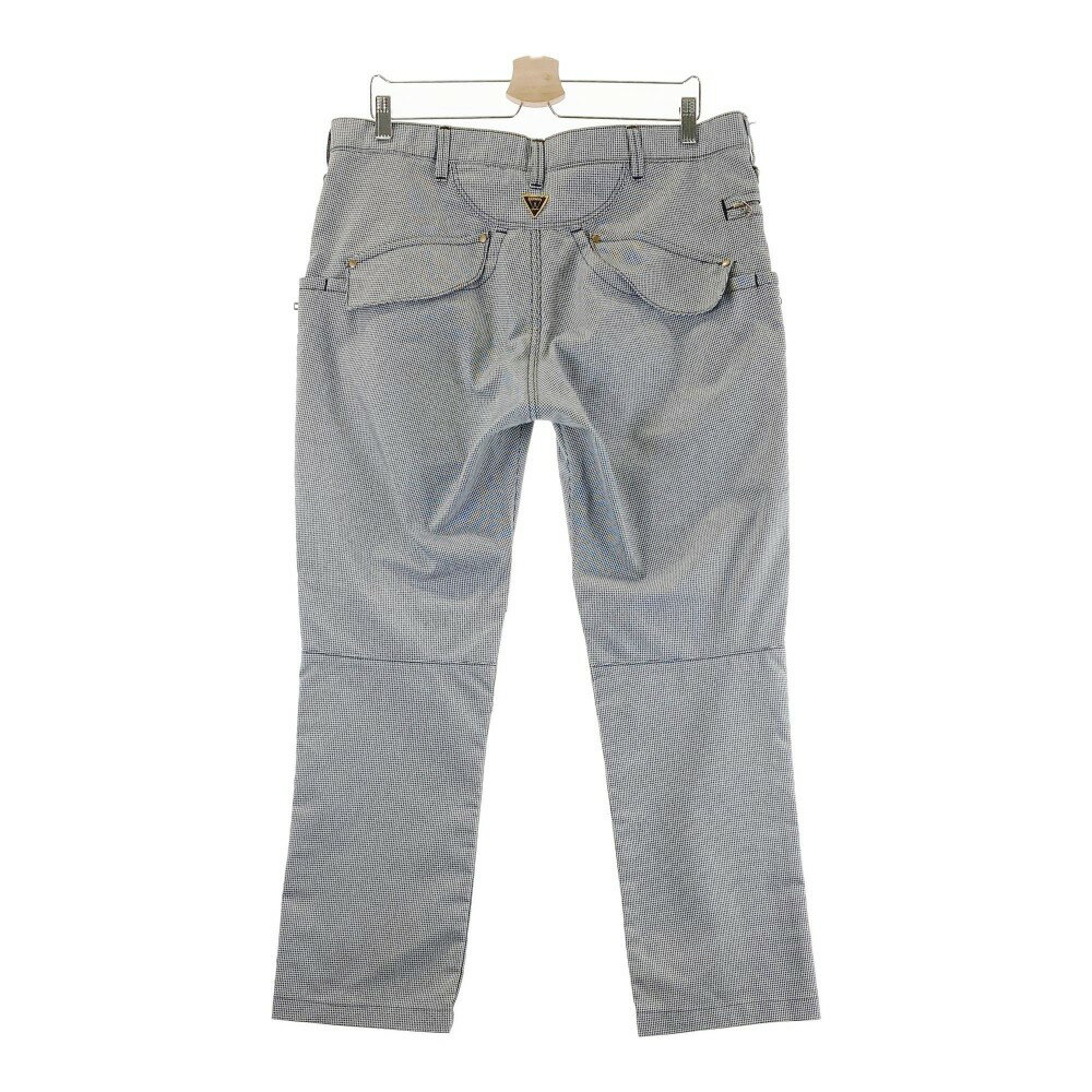 EDWIN GOLF エドウィンゴルフ ロングパンツ 千鳥格子柄 グレー系 XL 【中古】ゴルフウェア メンズ