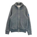 MASTER BUNNY EDITION マスターバニーエディション 裏地付 ウール ニット ジップジャケット グレー系 6 【中古】ゴルフウェア メンズ
