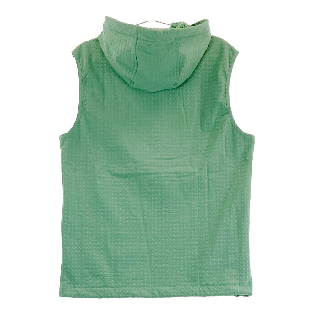 ADIDAS GOLF アディダスゴルフ IW2816 2024年 ハーフジップ ベスト グリーン系 M 【中古】ゴルフウェア メンズ