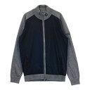 FOOT JOY フットジョイ ナイロン切替 ニット ジップジャケット グレー系 L 【中古】ゴルフウェア メンズ