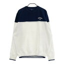 CALLAWAY キャロウェイ 長袖ニットセーター ホワイト系 LL 【中古】ゴルフウェア メンズ