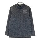 FILA GOLF フィラゴルフ 裏起毛ハイネックニット グレー系 LL 【中古】ゴルフウェア メンズ