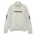 PEARLY GATES パーリーゲイツ モックネック 長袖ニットセーター ホワイト系 4 【中古】ゴルフウェア メンズ