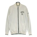 ADIDAS GOLF アディダスゴルフ 蓄熱 ニット ジップジャケット ホワイト系 L 【中古】ゴルフウェア メンズ