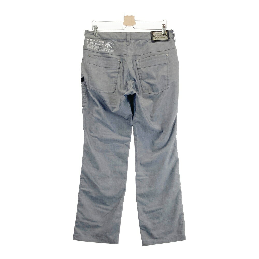 GOTCHA ガッチャ ストレッチ ロングパンツ グレー系 XL 【中古】ゴルフウェア メンズ