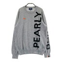 PEARLY GATES パーリーゲイツ カシミヤ ニットセーター グレー系 5 【中古】ゴルフウェア メンズ