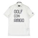 CALLAWAY キャロウェイ ハイネック 半袖Tシャツ ホワイト系 L 【中古】ゴルフウェア メンズ