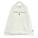 MARK&LONA マークアンドロナ 裏地付 ニットセーター ホワイト系 46 【中古】ゴルフウェア メンズ
